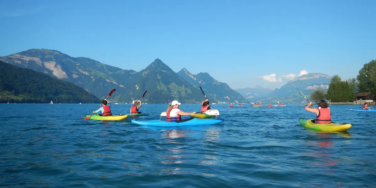 Kanu-Einsteigerkurs auf dem Vierwaldstättersee